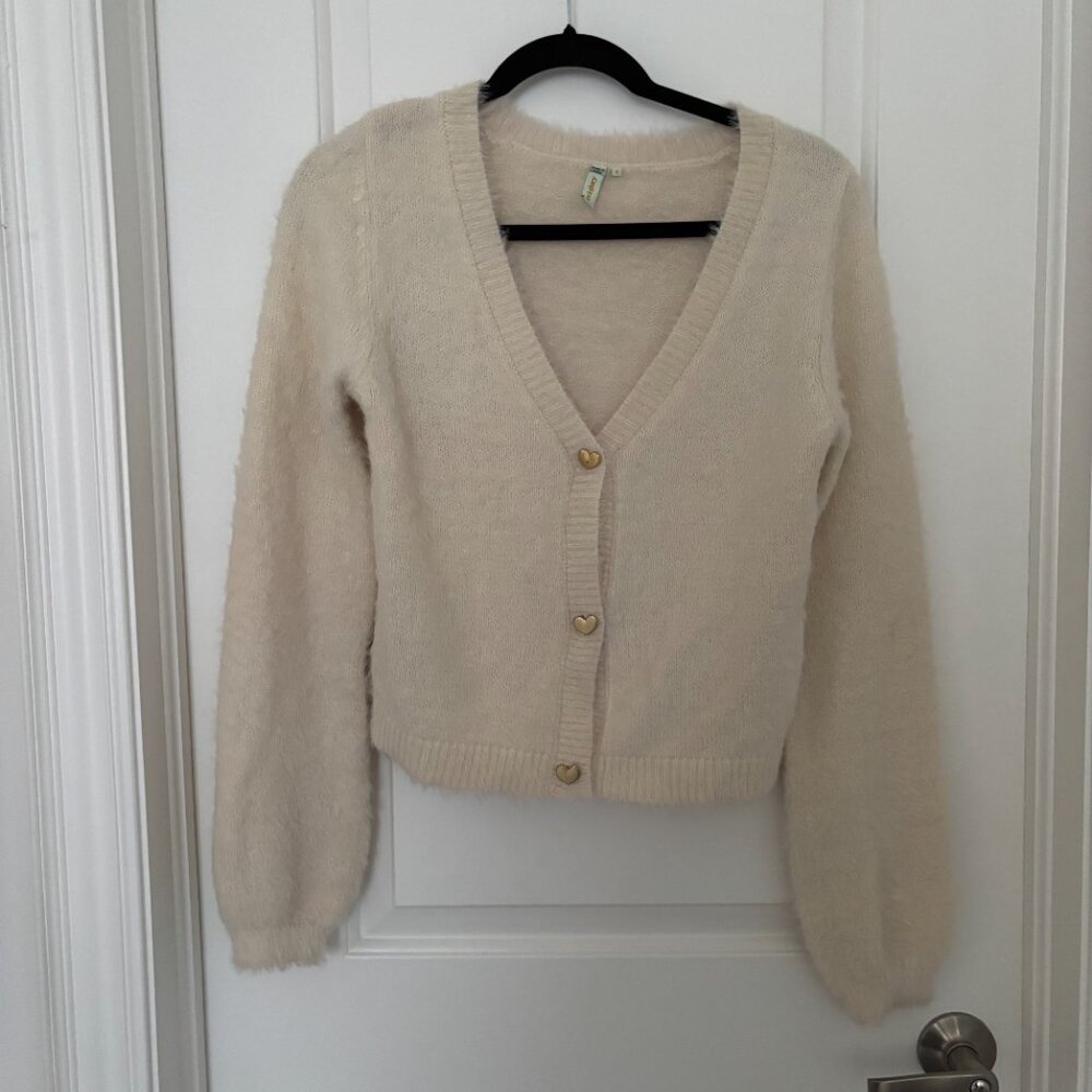 Fire and Glory ASOS Heart Button Cardigan